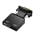 Convertidor de VGA a HDMI HW-2217 con host de computadora de audio a convertidor HD