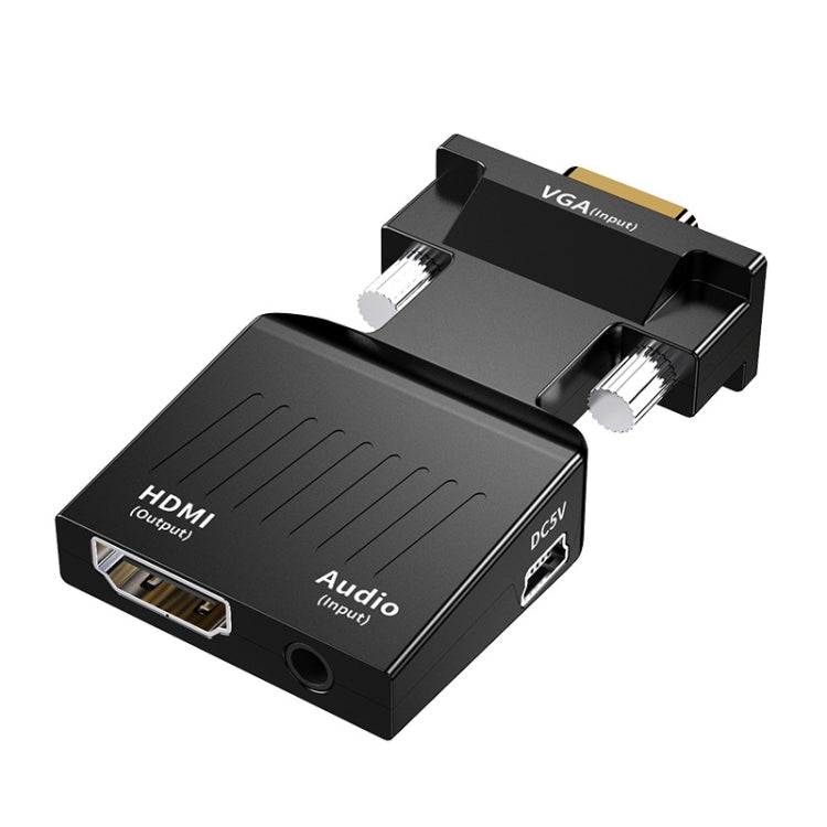 Convertidor de VGA a HDMI HW-2217 con host de computadora de audio a convertidor HD