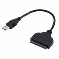Cable de datos de nube de pasajeros de reproducción de disco duro SSD de transferencia de disco duro USB a SATA de 2,5 pulgadas, USB To SATA