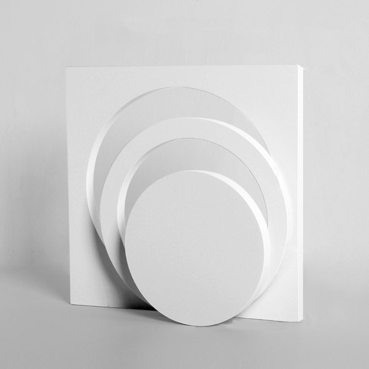 Accesorios de cámara de polígono geométrico de madera maciza Adornos de fotografía creativos, Flat Ladder, Square Hollow Circle, Hexagon+Hollow Hexagon, Dual Circular Rings, Round+Ring, Hollow Square Ring Round, Solid Circulars, 5-layer Combined Ladder...