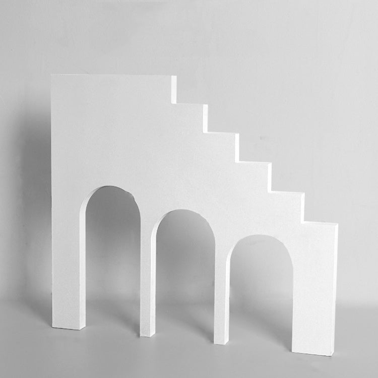 Accesorios de cámara de polígono geométrico de madera maciza Adornos de fotografía creativos, Flat Ladder, Square Hollow Circle, Hexagon+Hollow Hexagon, Dual Circular Rings, Round+Ring, Hollow Square Ring Round, Solid Circulars, 5-layer Combined Ladder...