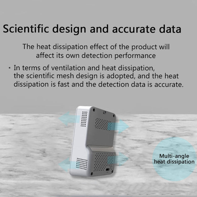 Detector de dióxido de carbono de formaldehído de calidad de aire de CO2 portátil AK3, AK3 Semiconductor 5 in 1