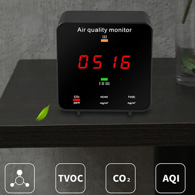 Detector portátil de dióxido de carbono de formaldehído CO2 TVOC JSM-131