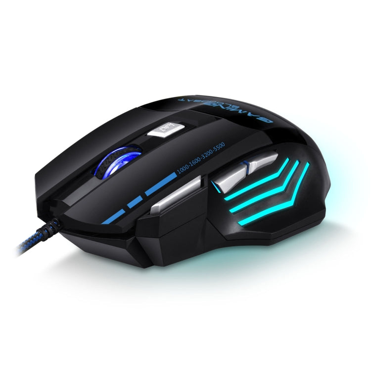 GAMING BLOODBAT GM02 7 teclas USB con cable Optoelectrónica Juego Ratón Digital Respiratorio Luces Ratón