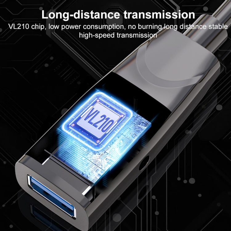 D.Y.TECH USB 3.0 Cable de extensión macho a hembra Cable de datos con chip de doble blindaje, Longitud:, 10m, 15m