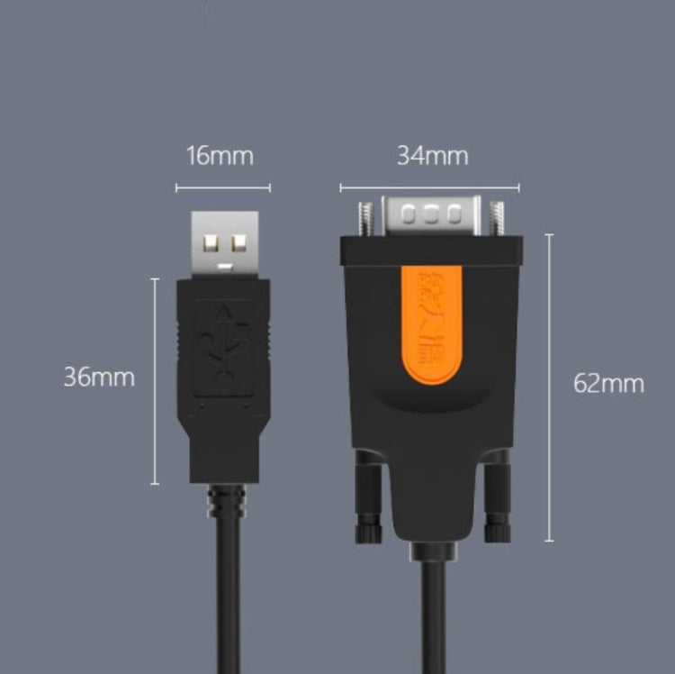 Cable serie D.Y.TECH USB a DB9 RS232COM, especificación:, FT232 1.5m, PL2303 1.5m