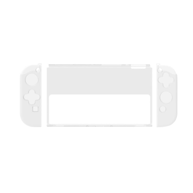 DOBE Game Handle Funda de cristal transparente Funda protectora de TPU para consola Switch OLED, TNS-1133C