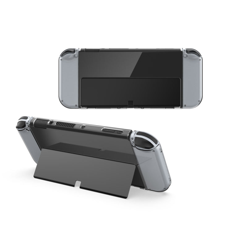 DOBE Game Handle Funda de cristal transparente Funda protectora de TPU para consola Switch OLED, TNS-1133C