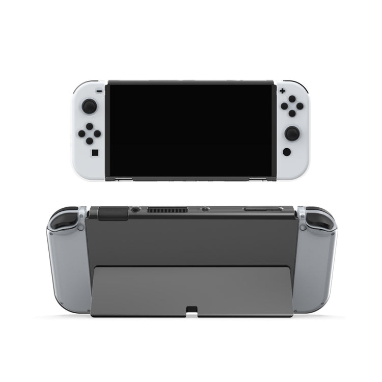 DOBE Game Handle Funda de cristal transparente Funda protectora de TPU para consola Switch OLED, TNS-1133C