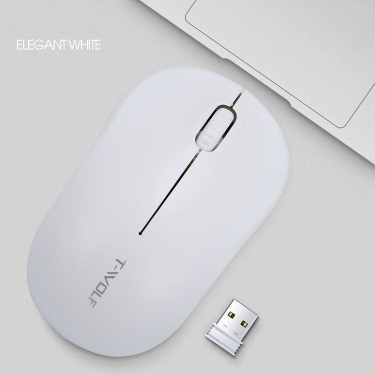 T-WOLF Q4 3 teclas 2.4GHz Ratón inalámbrico Computadora de escritorio Computadora portátil Ratón para juegos
