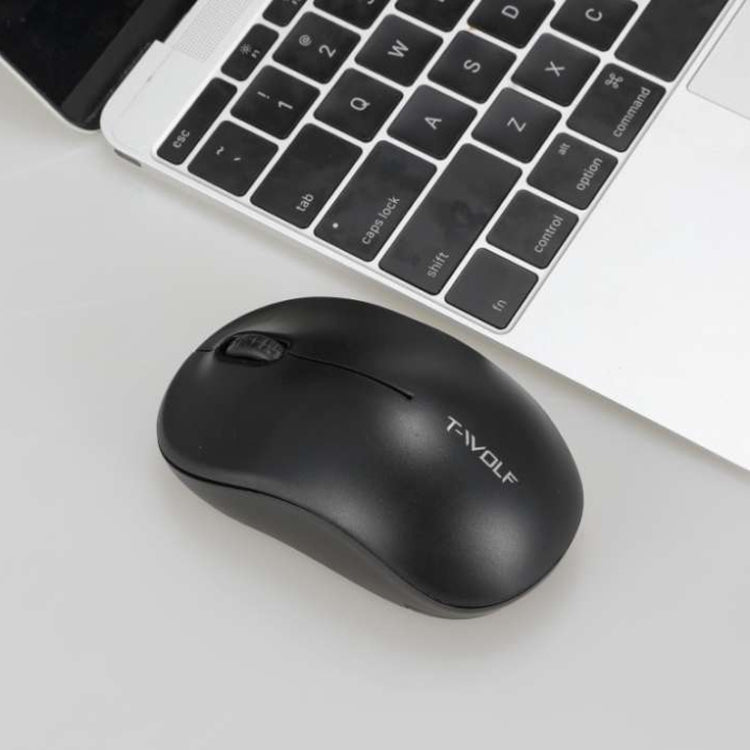T-WOLF Q4 3 teclas 2.4GHz Ratón inalámbrico Computadora de escritorio Computadora portátil Ratón para juegos