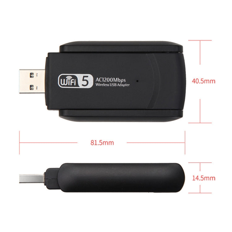 Tarjeta de red inalámbrica USB 3.0 WD-4605AC AC1200Mbps