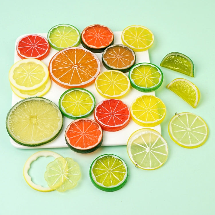 Accesorios de tiro de rebanada de fruta falsa, modelo de rebanada de fruta de alta simulación, accesorios de tiro de decoración