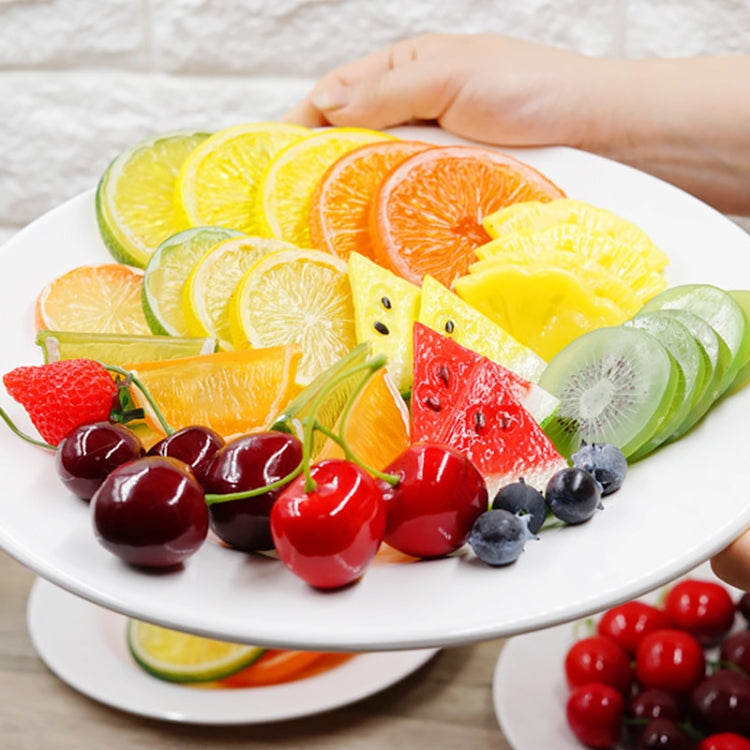 Accesorios de tiro de rebanada de fruta falsa, modelo de rebanada de fruta de alta simulación, accesorios de tiro de decoración