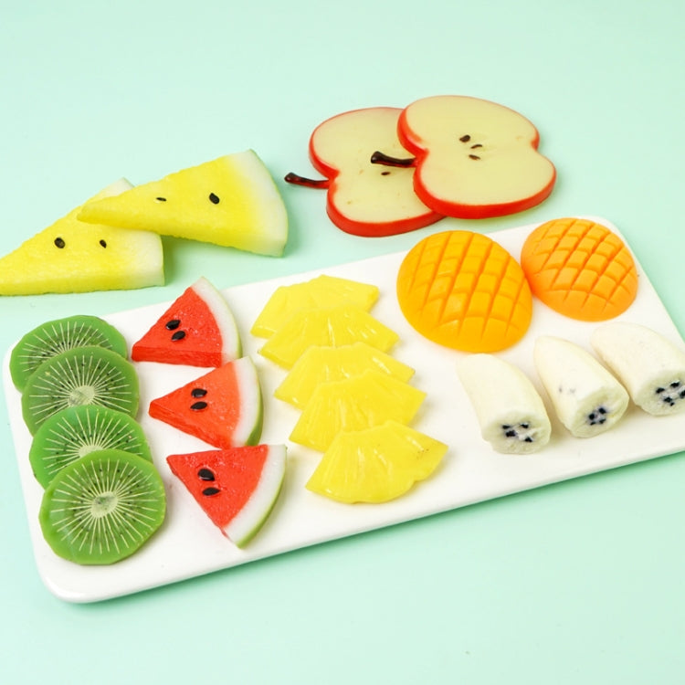 Accesorios de tiro de rebanada de fruta falsa, modelo de rebanada de fruta de alta simulación, accesorios de tiro de decoración