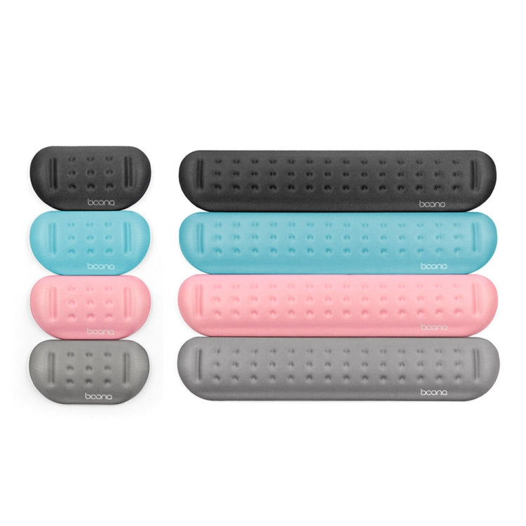 Baona Silicona Memoria Algodón Muñequera Masaje Agujero Teclado Mouse Pad, Estilo:, Mouse Pad (Blue), Mouse Pad (Gray), Mouse Pad (Black), Mouse Pad (Pink), Medium Keyboard Rest (Blue), Medium Keyboard Rest (Gray), Medium Keyboard Rest (Black)         ...
