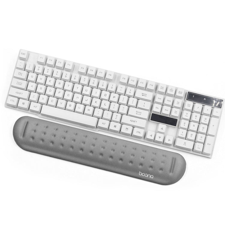 Baona Silicona Memoria Algodón Muñequera Masaje Agujero Teclado Mouse Pad, Estilo:, Mouse Pad (Blue), Mouse Pad (Gray), Mouse Pad (Black), Mouse Pad (Pink), Medium Keyboard Rest (Blue), Medium Keyboard Rest (Gray), Medium Keyboard Rest (Black)         ...