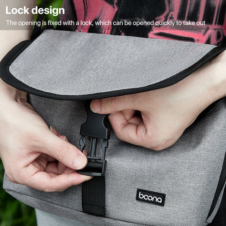 Baona BN-H013 Bolso de hombro para cámara Bolso de almacenamiento para lentes SLR, BN-H013 (Gray), BN-H013 (Black)