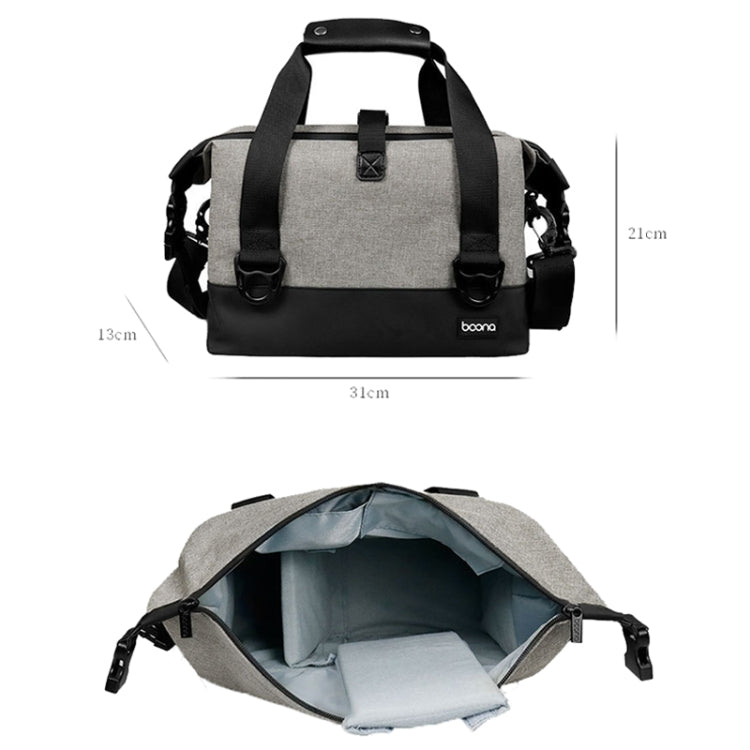 Baona BN-H014 SLR Camera Shoulder Bag Bolsa protectora impermeable de almacenamiento digital, BN-H014 (Gray)
