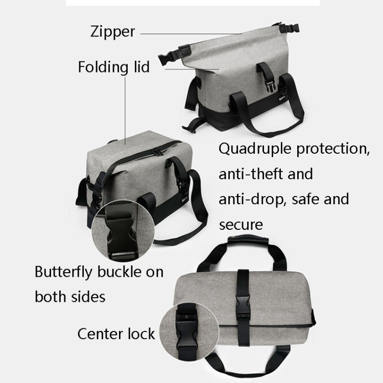 Baona BN-H014 SLR Camera Shoulder Bag Bolsa protectora impermeable de almacenamiento digital, BN-H014 (Gray)