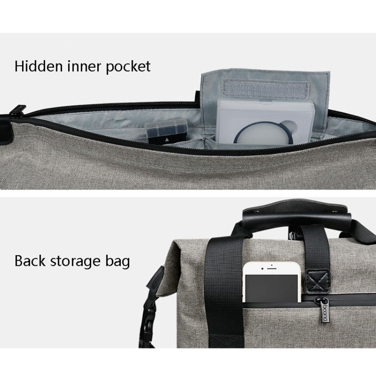 Baona BN-H014 SLR Camera Shoulder Bag Bolsa protectora impermeable de almacenamiento digital, BN-H014 (Gray)