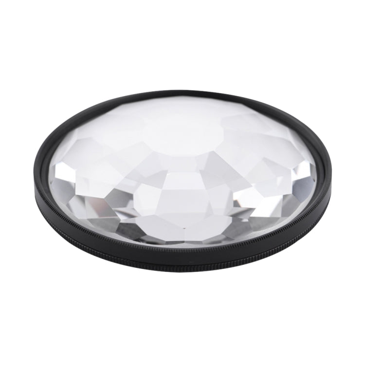 Lente de filtro de vidrio de cámara de desenfoque de primer plano de prisma de caleidoscopio de 77 mm, 77mm