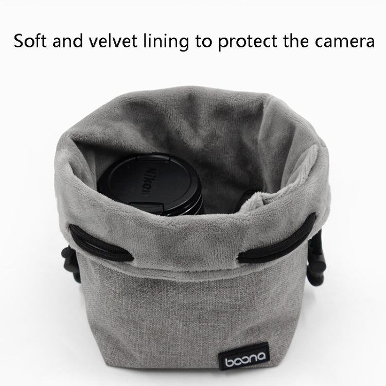 Benna impermeable SLR cámara lente bolsa lente cubierta protectora bolsa bolsa, Round Small, Round Medium, Round Large, Square Small, Square Medium, Square Large