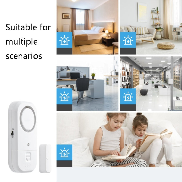N911S Puerta de la casa Alarma de inducción de la ventana Puerta del hogar Alarma antirrobo inalámbrica magnética