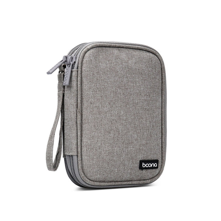 Baona BN-C003 Cubierta de protección de disco duro móvil Bolsa de disco duro de almacenamiento portátil, Double-layer (Gray), Double-layer (Black), Single-layer (Gray), Single-layer (Black)