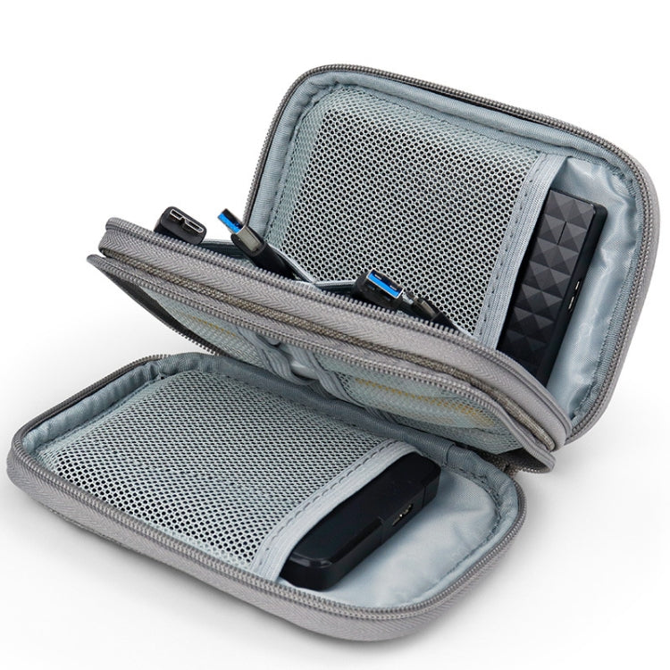 Baona BN-C003 Cubierta de protección de disco duro móvil Bolsa de disco duro de almacenamiento portátil, Double-layer (Gray), Double-layer (Black), Single-layer (Gray), Single-layer (Black)