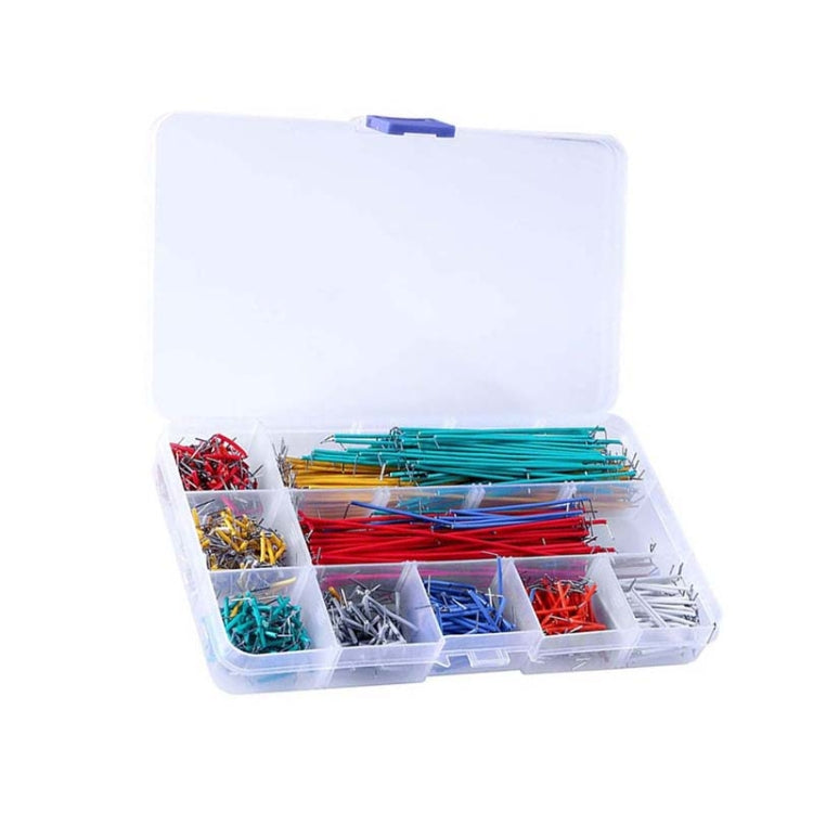 Cable de puente de 14 longitudes Kit de cable de puente de placa de pruebas sin soldadura en forma de U, 840 PCS, 560 PCS, 140 PCS