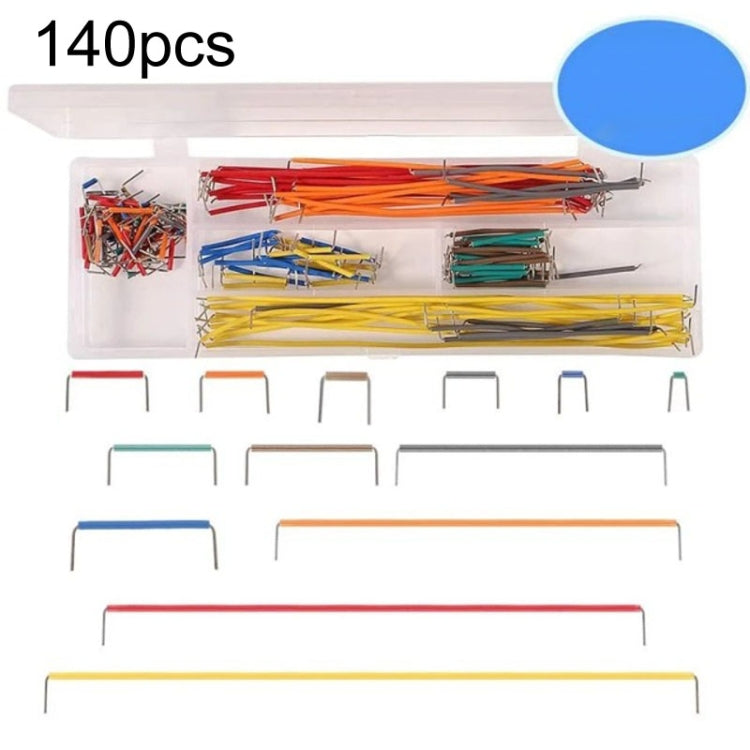 Cable de puente de 14 longitudes Kit de cable de puente de placa de pruebas sin soldadura en forma de U, 840 PCS, 560 PCS, 140 PCS