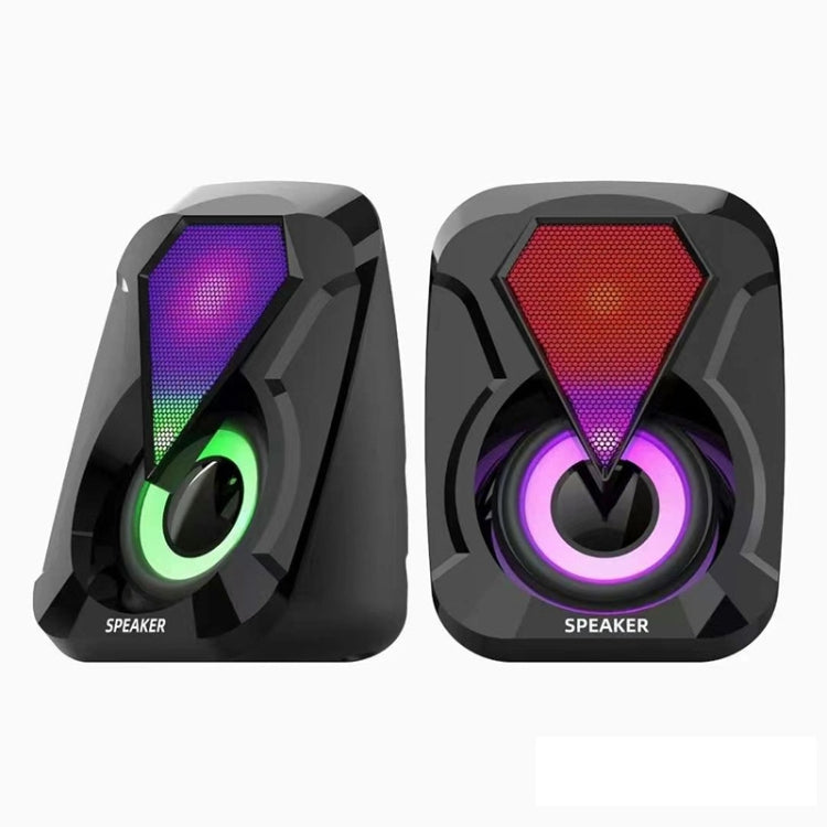 Altavoz de computadora con cable USB Audio de juego de escritorio para el hogar, 1053