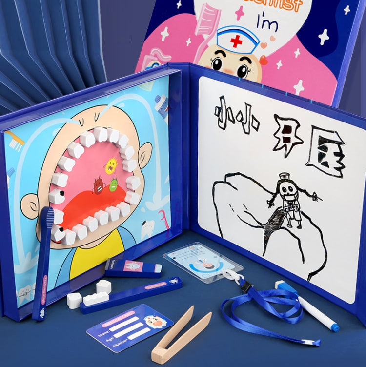 Niños Juego de rol educativo Simulación Traje de dentista de madera, Dentist Suit