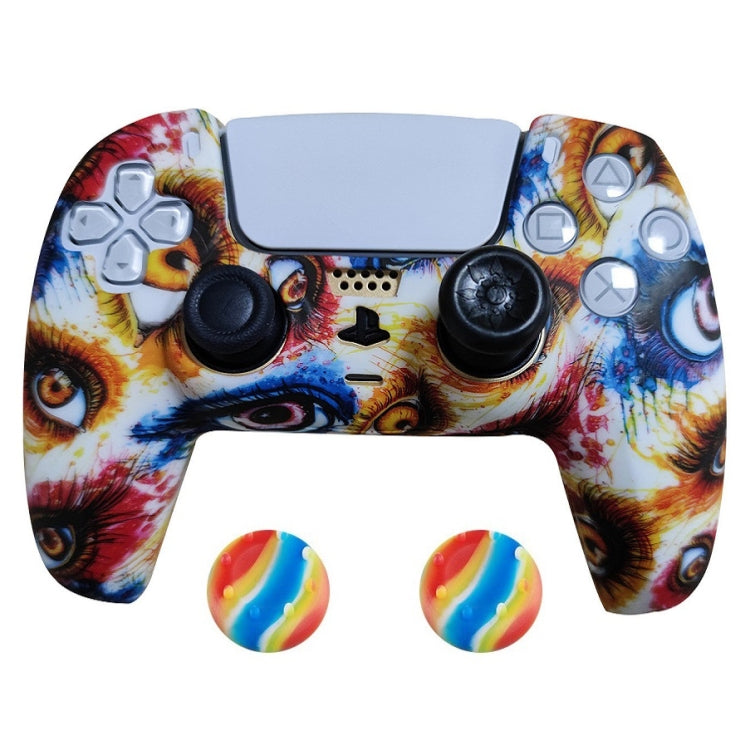 2 PCS PS5 Gamepad Funda protectora de silicona