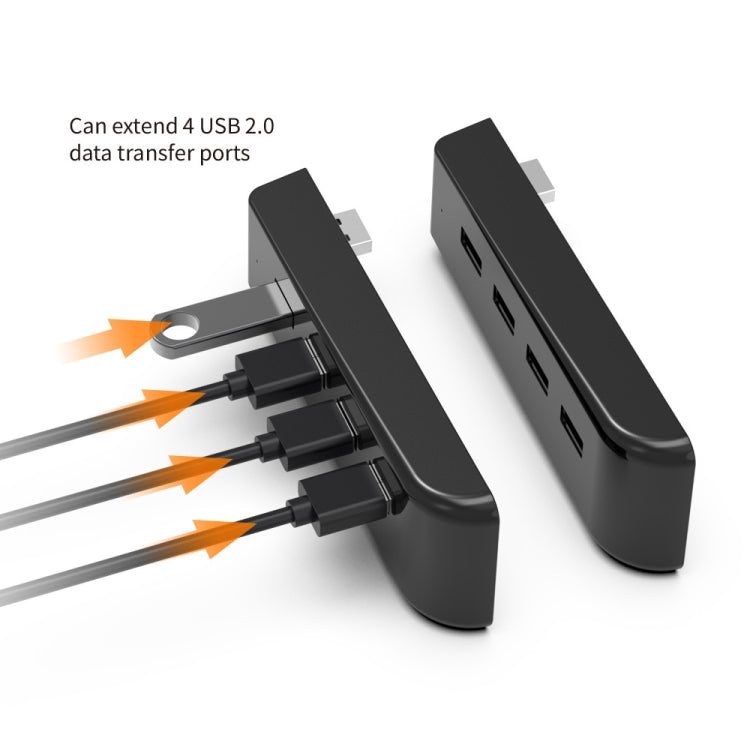 DOBE TP5-0576 HUB USB Convertidor HUB de extensión de transmisión de alta velocidad para PS5, TP5-0576