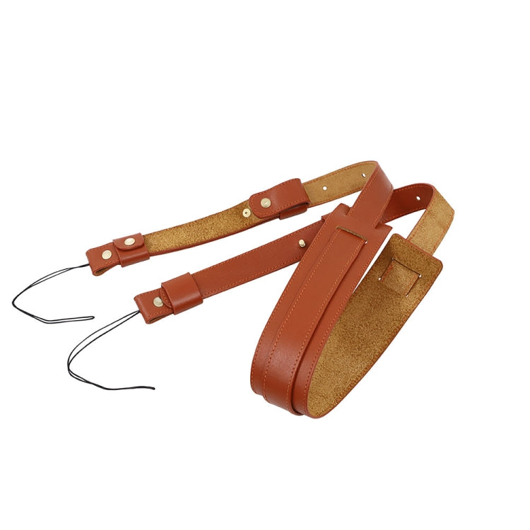 Correa de cuerda para colgar en el cuello para colgar en el hombro de la cámara de cuero de vaca