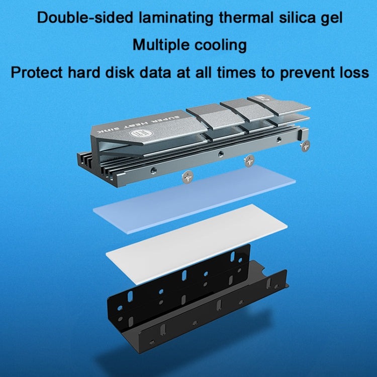 Enfriador de disco duro sin rodamientos JEYI ColdFish M.2 para NVME/Ngff
