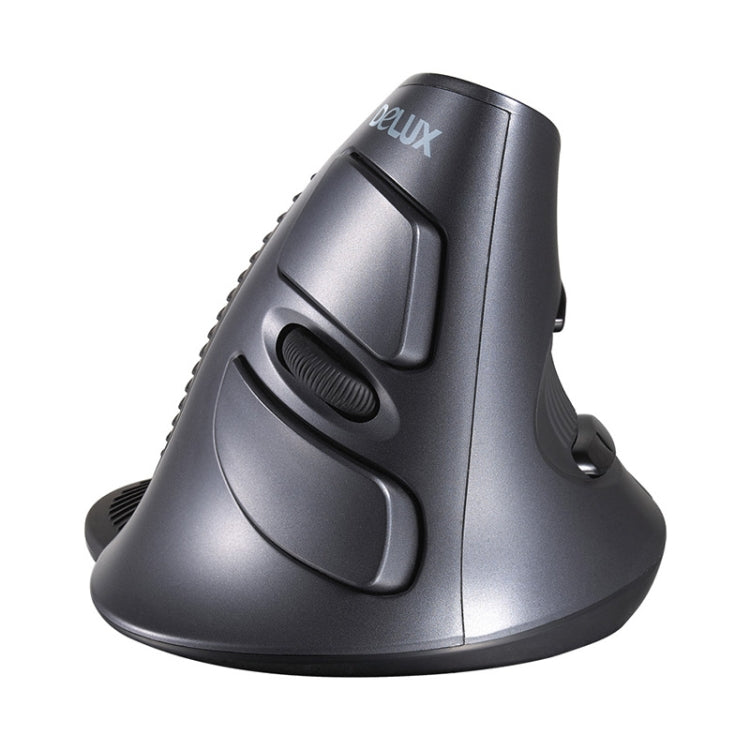 DELUX M618 Ratón inalámbrico ergonómico de caracol vertical de 6 teclas, Wireless