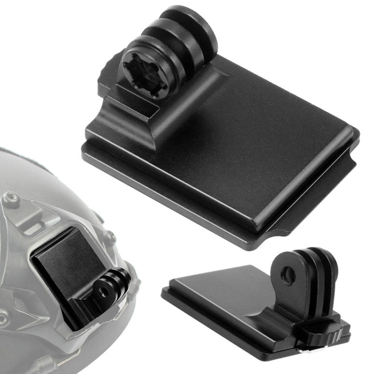 Adaptador de base de casco Soporte fijo Hunting CS NVG para GoPro HERO9 Black /HERO8 Black /7/6/5/5 Session /4 Session /4 /3+ /3/2/1, DJI Osmo Action, Xiaoyi y otras cámaras de acción, Upgraded Version, Classic Version