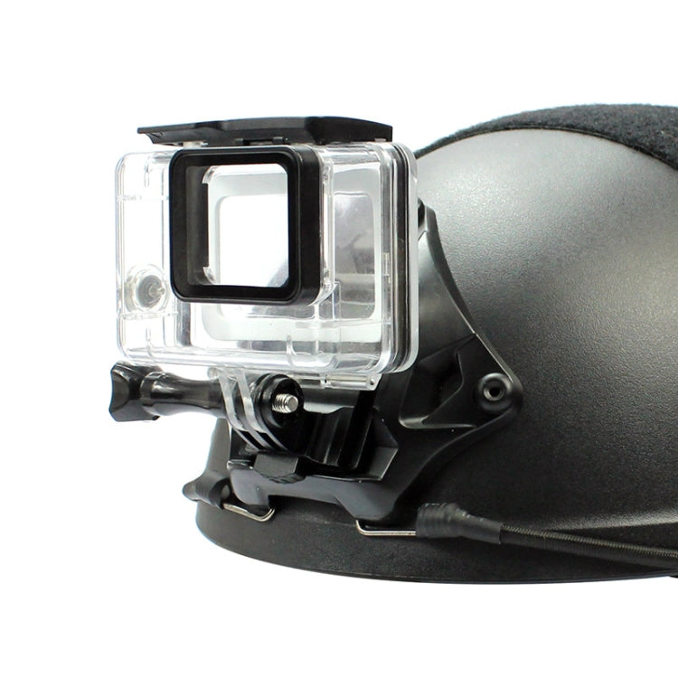 Adaptador de base de casco Soporte fijo Hunting CS NVG para GoPro HERO9 Black /HERO8 Black /7/6/5/5 Session /4 Session /4 /3+ /3/2/1, DJI Osmo Action, Xiaoyi y otras cámaras de acción, Upgraded Version, Classic Version