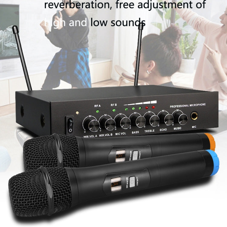S-16-1 Hogar Smart TV U Segmento Micrófono inalámbrico Bluetooth con reverberación de sintonización 1 en 2, enchufe de EE. UU.