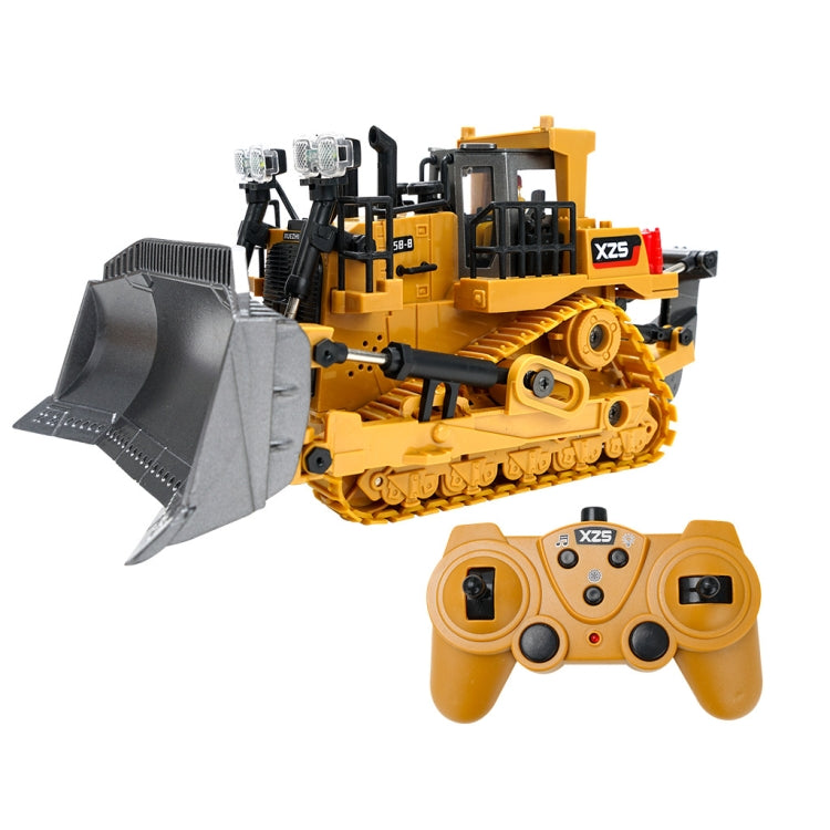 Excavadora de aleación de juguete con Control remoto para niños, excavadora pesada de orugas de nueve canales con Control remoto de 2,4G, 1031 Alloy Excavator