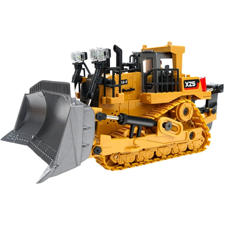 Excavadora de aleación de juguete con Control remoto para niños, excavadora pesada de orugas de nueve canales con Control remoto de 2,4G, 1031 Alloy Excavator