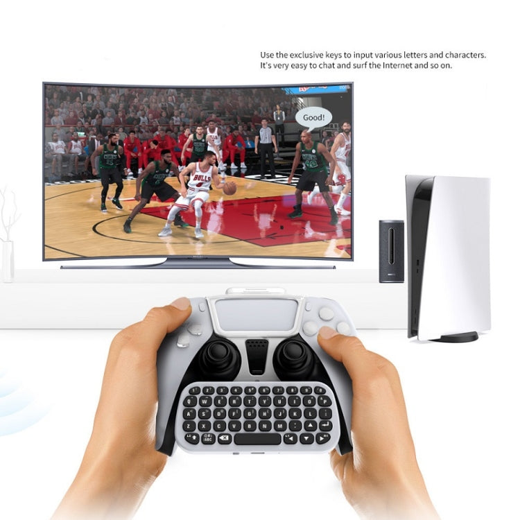 DOBE TP5-0556 Teclado Bluetooth Gamepad inalámbrico con conector para auriculares para PS5, TP5-0556 Bluetooth Keyboard