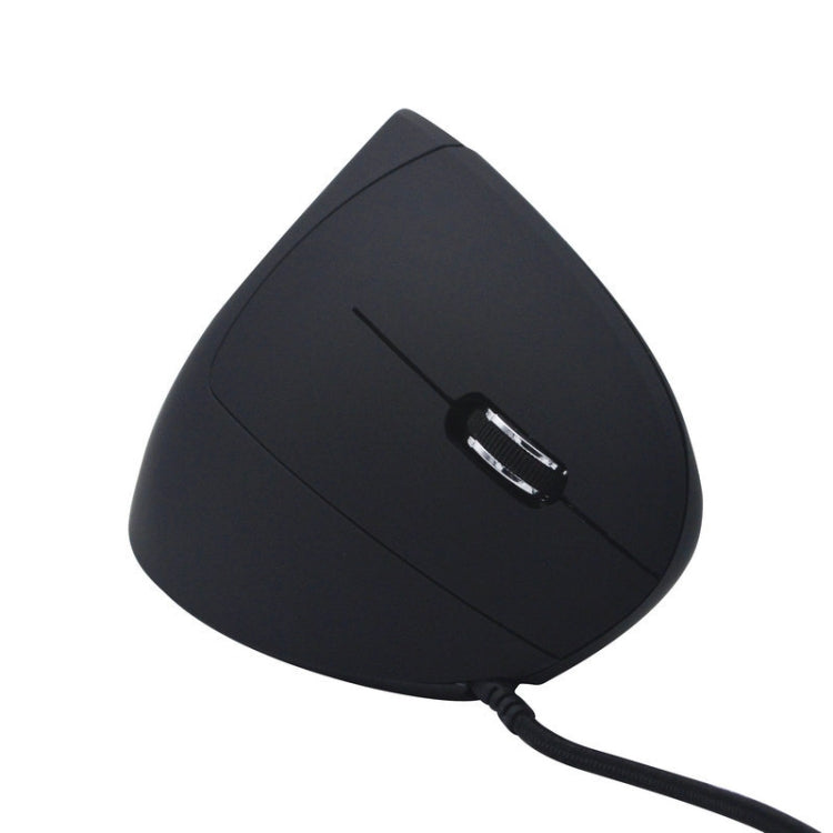 JSY-5 Ratón vertical óptico con cable USB láser de 6 teclas