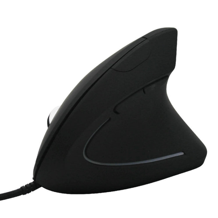 JSY-5 Ratón vertical óptico con cable USB láser de 6 teclas