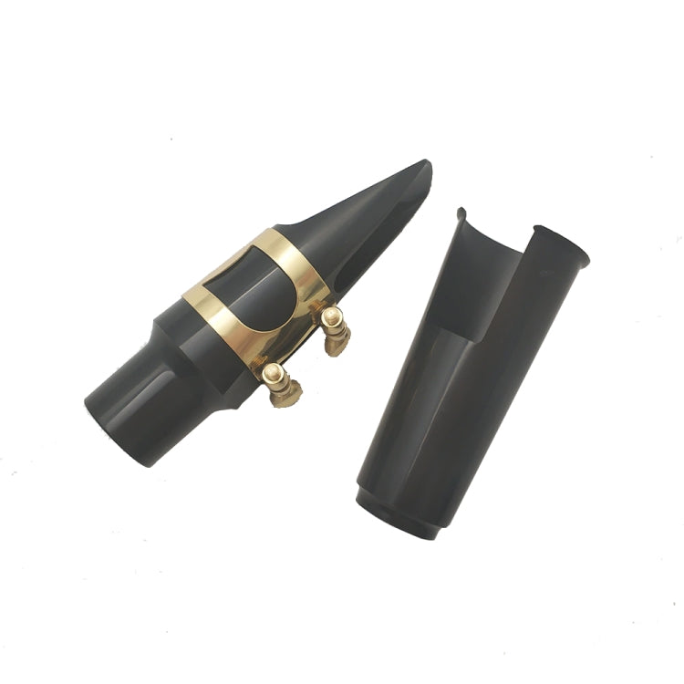Boquilla de saxofón + clip para sombrero Accesorios para instrumentos de viento, Tenor, Alto, Treble
