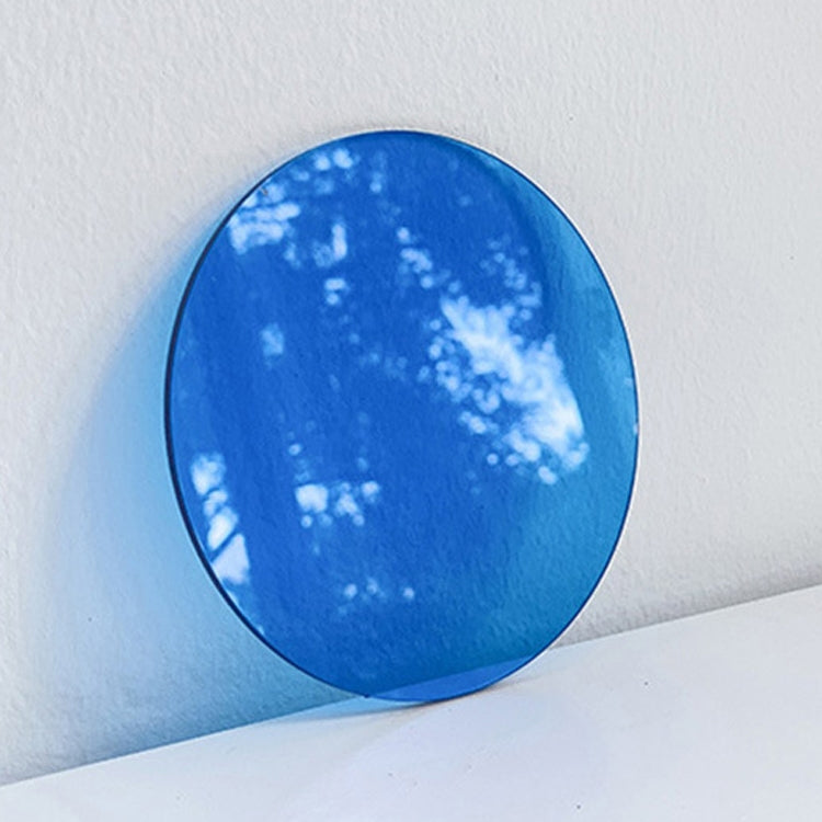 Accesorios para fotos de adorno de fondo de estudio, Translucent Blue Round Sheet, Translucent Blue Cross Circle, Blue Round Acrylic Ornament, Blue Square Acrylic Ornament, Acrylic Clock, Translucent Acrylic Clock, Blue Ball Rubik Cube, Blue Plaster   ...