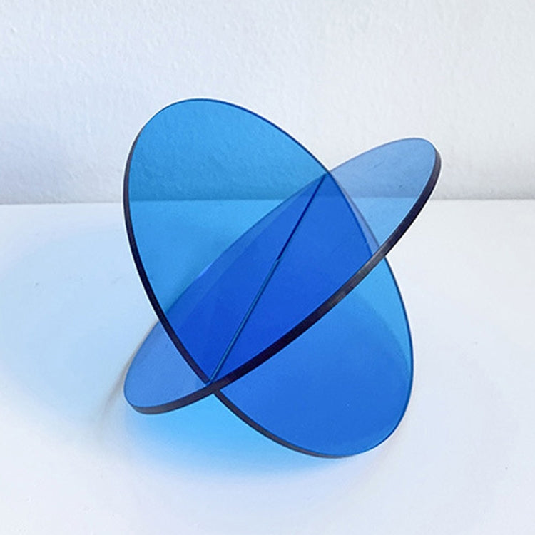 Accesorios para fotos de adorno de fondo de estudio, Translucent Blue Round Sheet, Translucent Blue Cross Circle, Blue Round Acrylic Ornament, Blue Square Acrylic Ornament, Acrylic Clock, Translucent Acrylic Clock, Blue Ball Rubik Cube, Blue Plaster   ...